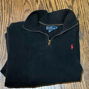 Polo by Ralph Lauren Black Zip Up Sweater